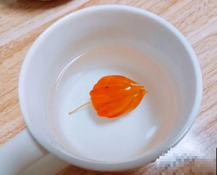 长在“灯笼”里的果子，红彤彤比花还好看，小时候经常吃！
