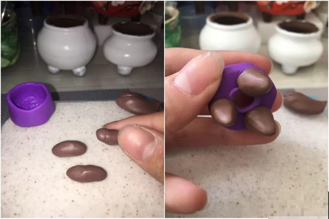 抢了侄子的橡皮泥，竟然拿去做花盆，比买的还好看！