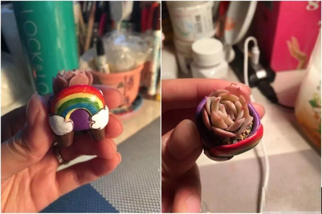 抢了侄子的橡皮泥，竟然拿去做花盆，比买的还好看！