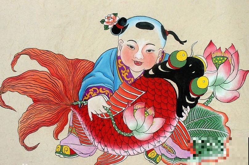 年画里的花，富贵吉祥，福气满满！