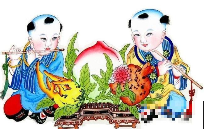 年画里的花，富贵吉祥，福气满满！