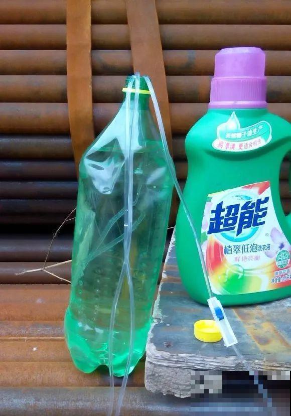 出门前，DIY个浇水神器，花就不会渴死了！