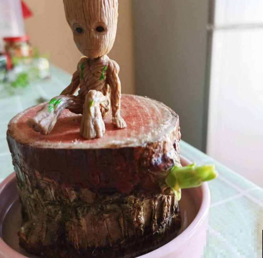 格鲁特小木桩太火，小木桩泡水里，嗖嗖冒出绿叶子！