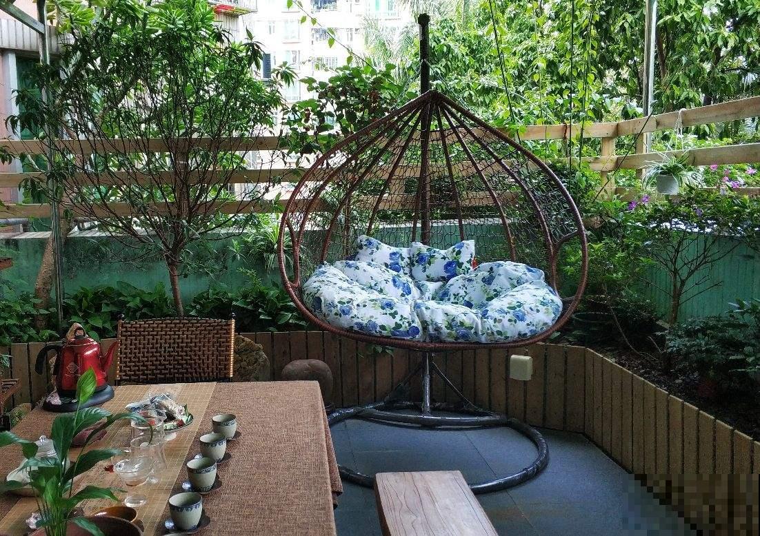 邻居的院子里放了4样东西，颜值提升不少，还特实用