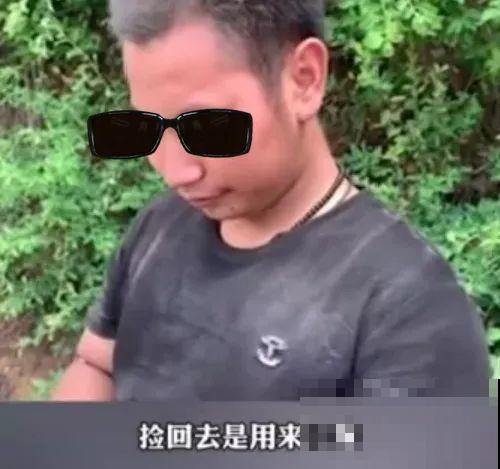 男子追在大象后，捡一筐大象粪，居然是为了养花