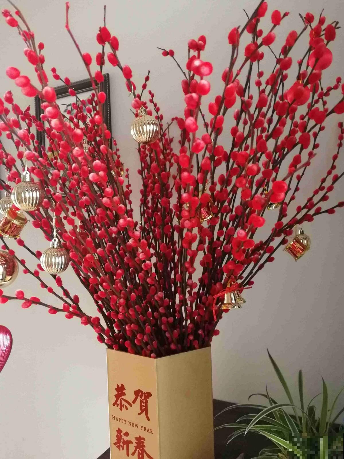 “银柳家里放，啥啥都兴旺”，一把枝条插瓶里，养好几年没问题